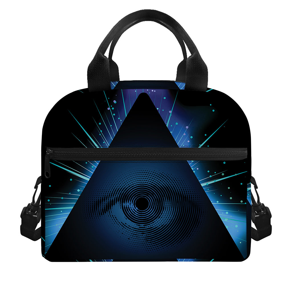 Masonic Eye All Seeing Print Insulated Lunch Bag