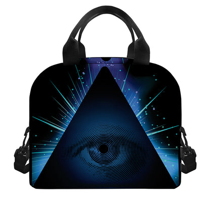 Masonic Eye All Seeing Print Insulated Lunch Bag