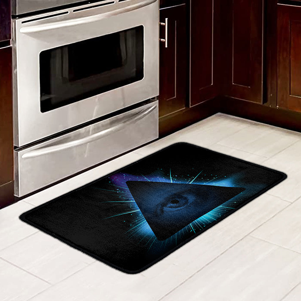 Masonic Eye All Seeing Print Kitchen Mat