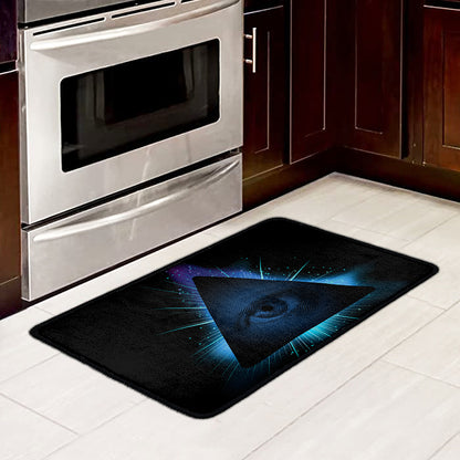 Masonic Eye All Seeing Print Kitchen Mat