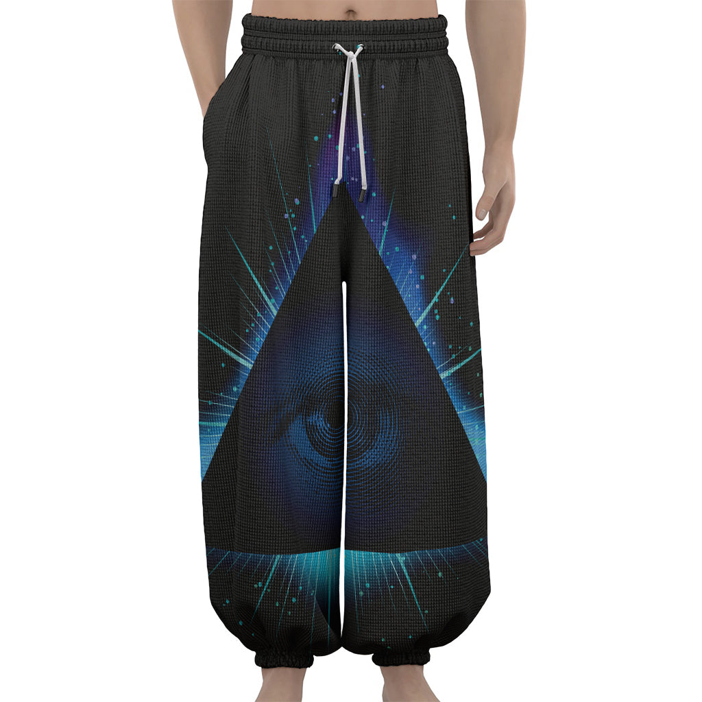 Masonic Eye All Seeing Print Lantern Pants