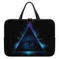Masonic Eye All Seeing Print Laptop Sleeve With Handle
