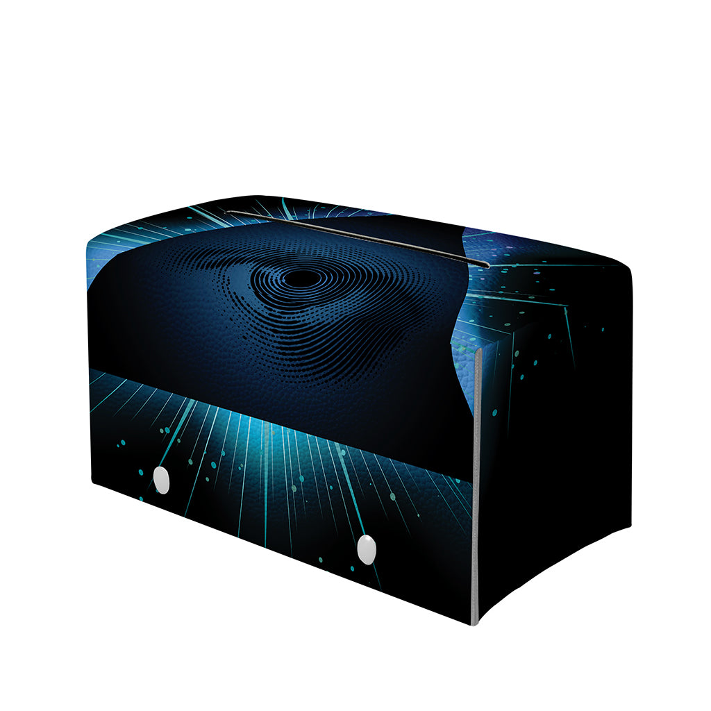 Masonic Eye All Seeing Print Leather Tissue Box Cover