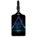 Masonic Eye All Seeing Print Luggage Tag
