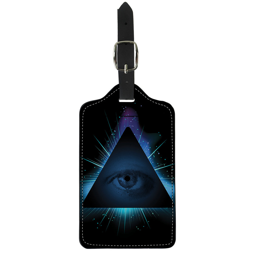 Masonic Eye All Seeing Print Luggage Tag