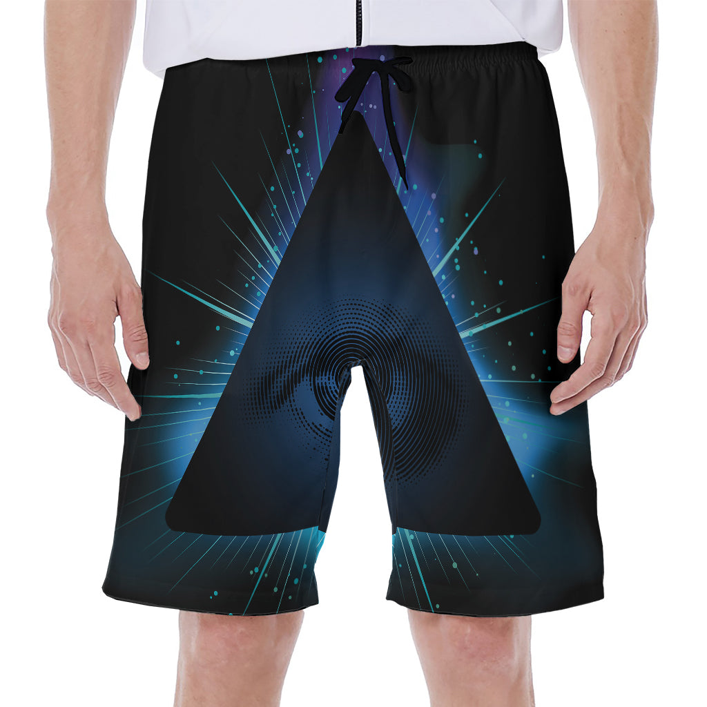 Masonic Eye All Seeing Print Men's Beach Shorts