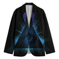 Masonic Eye All Seeing Print Men's Blazer