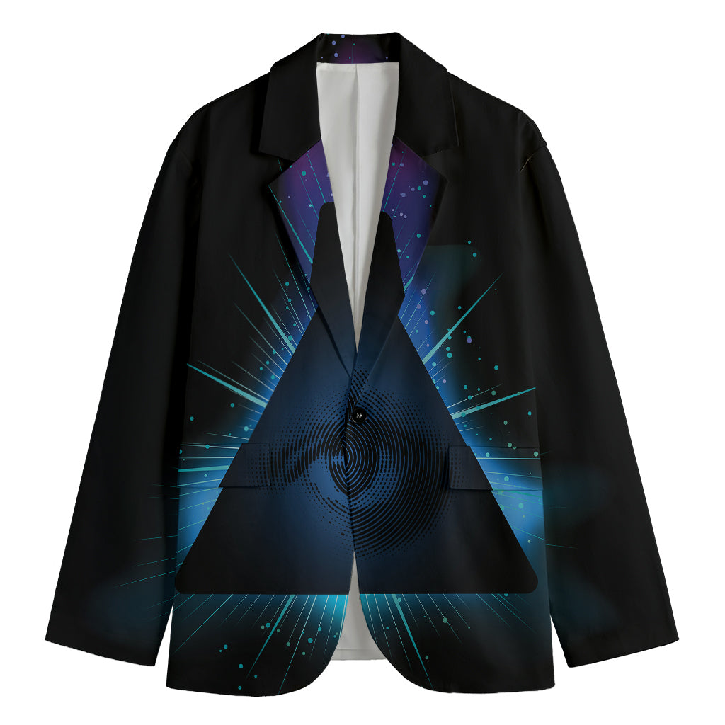 Masonic Eye All Seeing Print Men's Blazer
