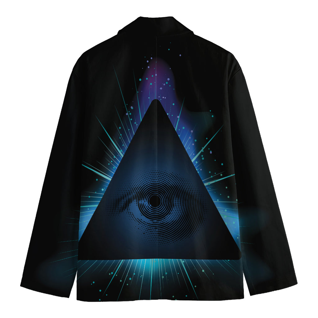Masonic Eye All Seeing Print Men's Blazer