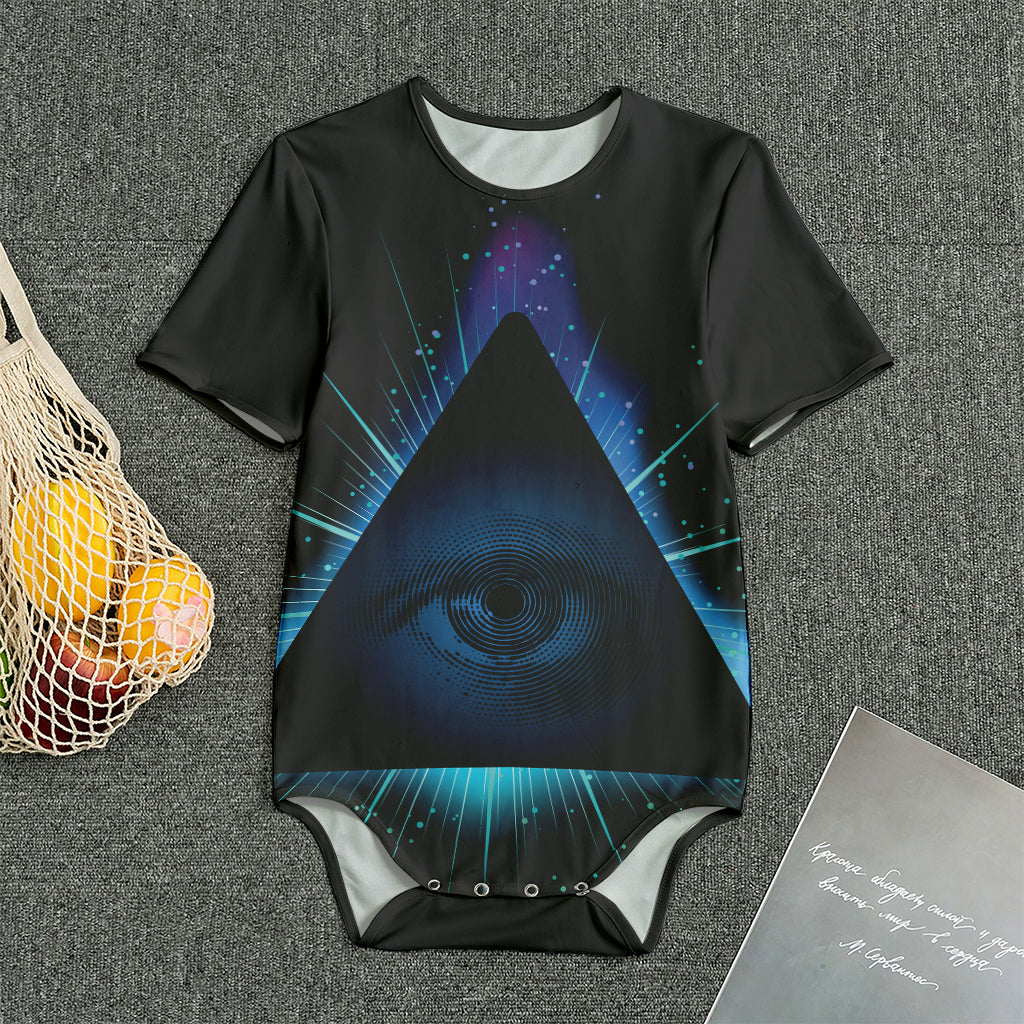 Masonic Eye All Seeing Print Men's Bodysuit