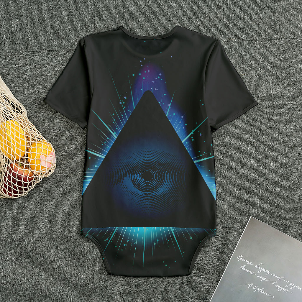 Masonic Eye All Seeing Print Men's Bodysuit