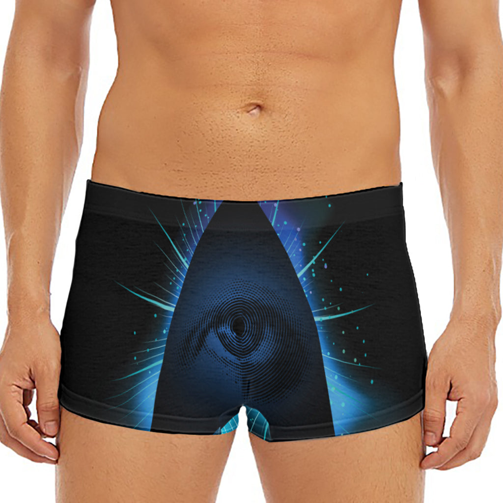 Masonic Eye All Seeing Print Men's Short Boxer Briefs