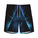 Masonic Eye All Seeing Print Men's Sports Shorts