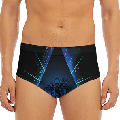 Masonic Eye All Seeing Print Men's Triangle Swim Briefs