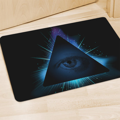 Masonic Eye All Seeing Print Polyester Doormat