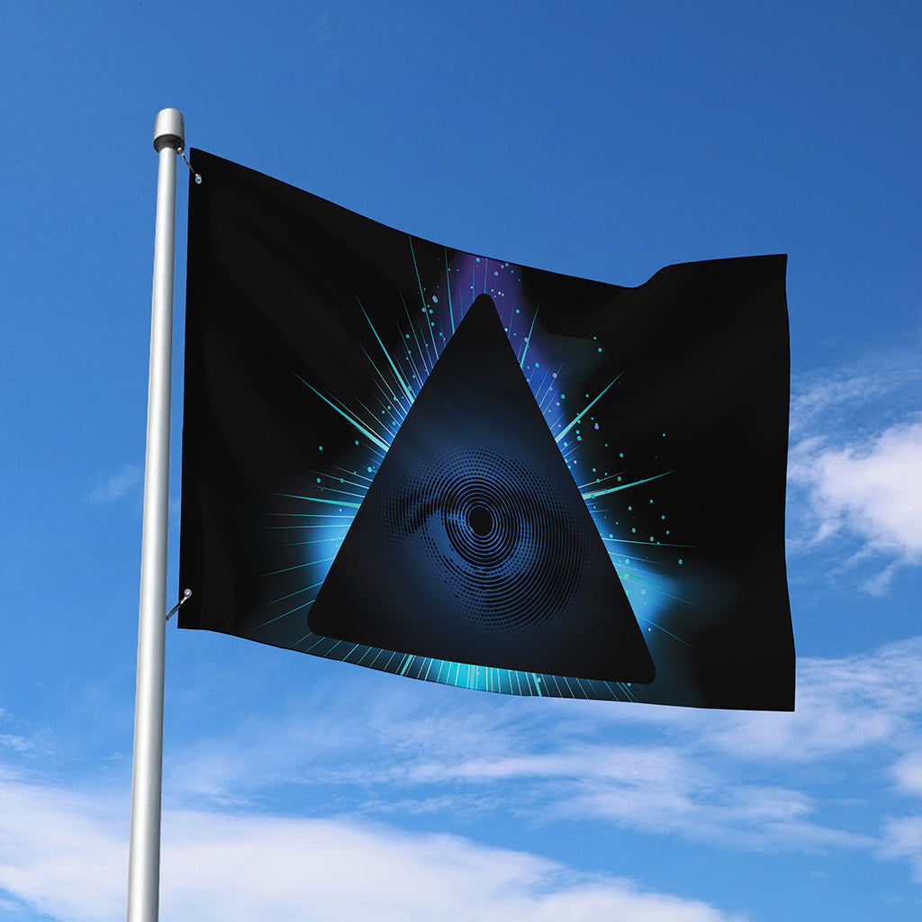 Masonic Eye All Seeing Print Polyester Flag