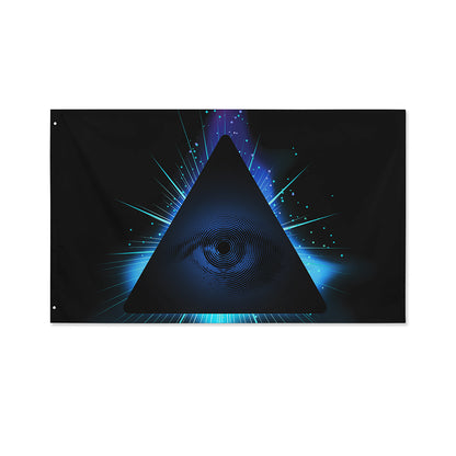 Masonic Eye All Seeing Print Polyester Flag