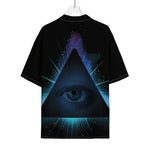 Masonic Eye All Seeing Print Rayon Hawaiian Shirt