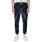 Masonic Eye All Seeing Print Scuba Joggers