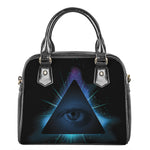 Masonic Eye All Seeing Print Shoulder Handbag