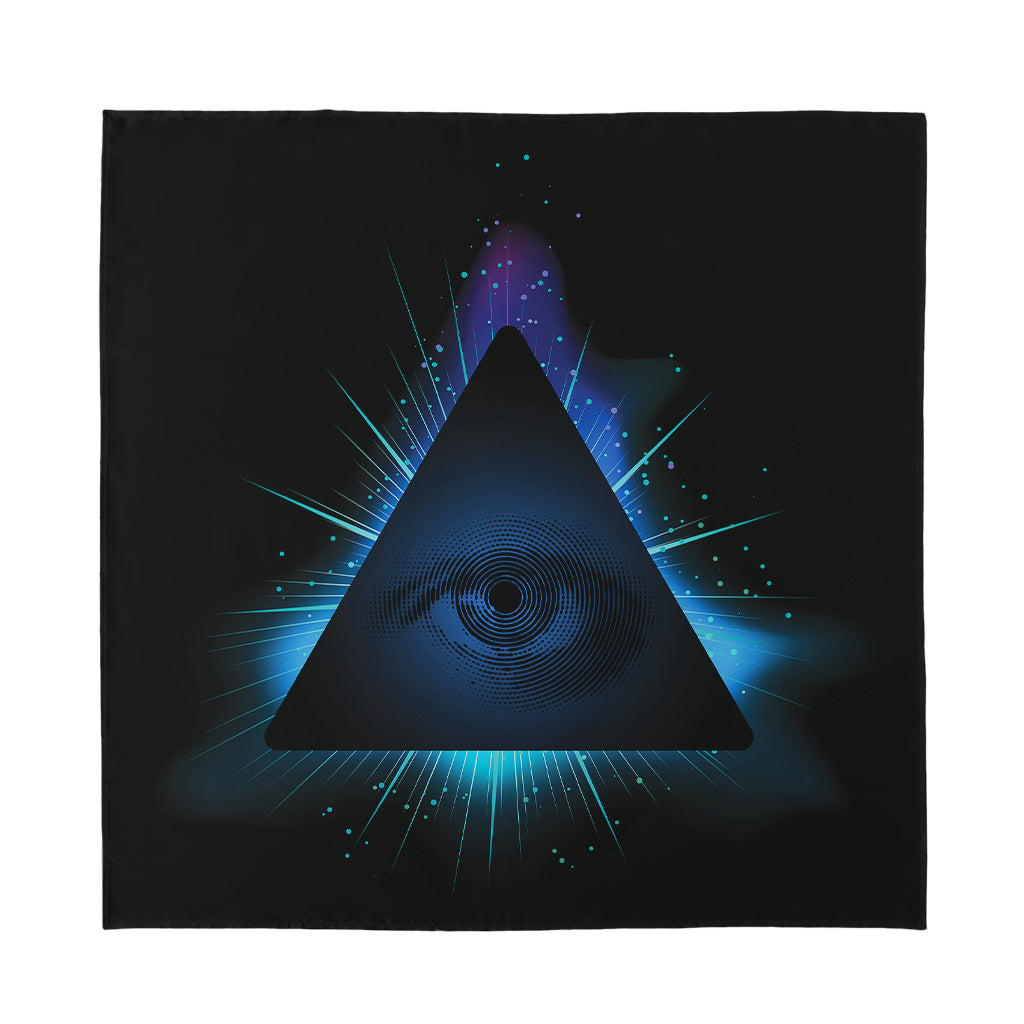 Masonic Eye All Seeing Print Silk Bandana