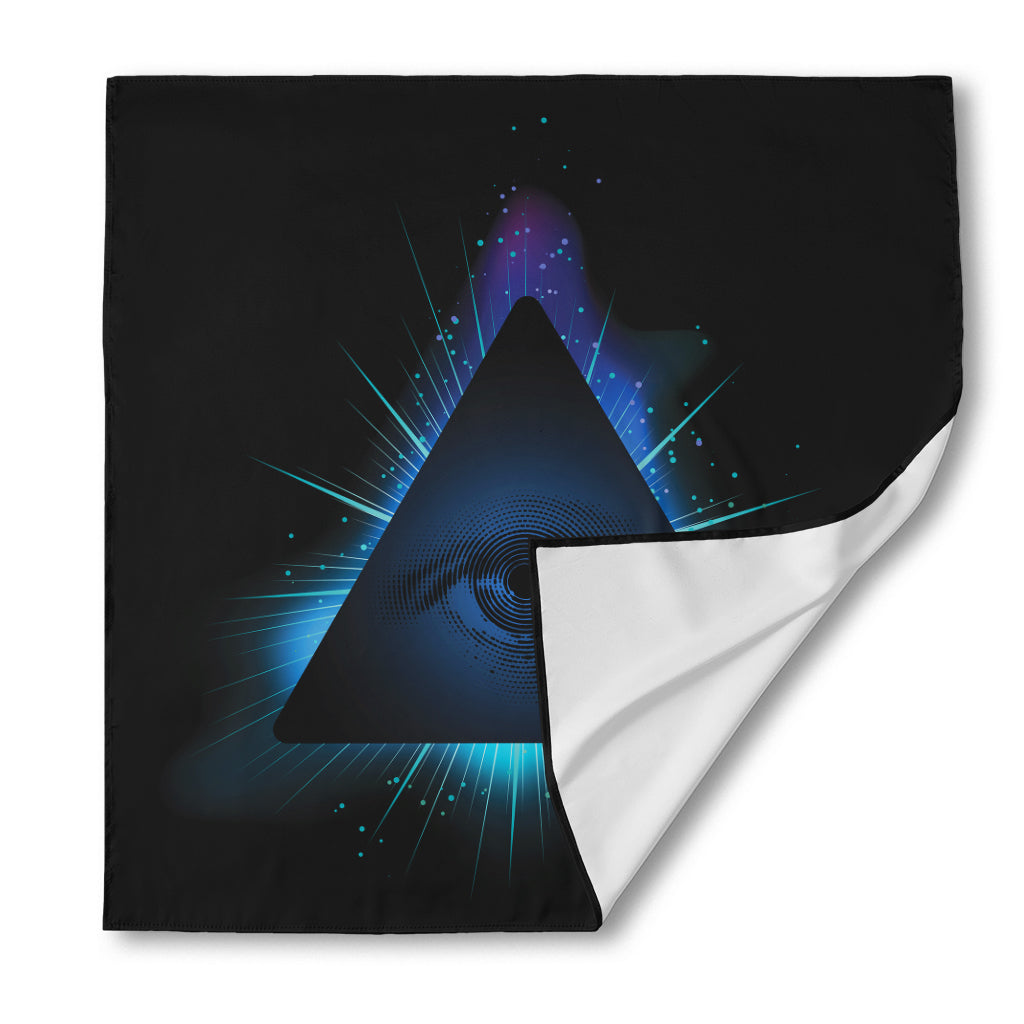 Masonic Eye All Seeing Print Silk Bandana