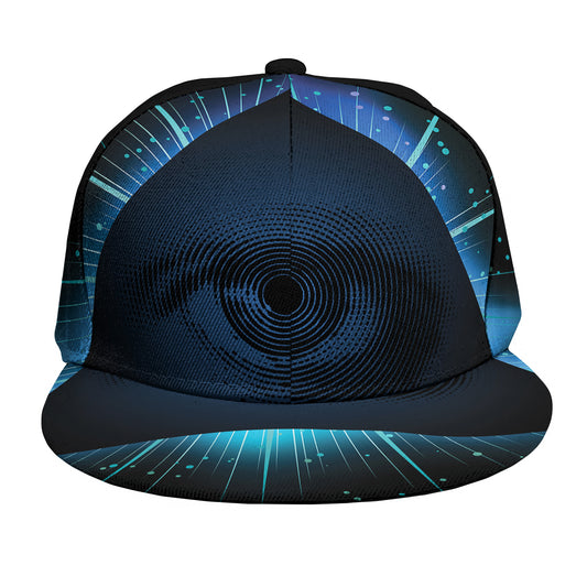 Masonic Eye All Seeing Print Snapback Cap