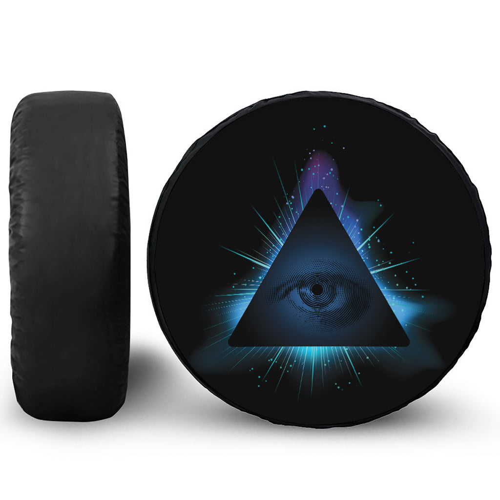 Masonic Eye All Seeing Print Tire Cover