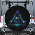 Masonic Eye All Seeing Print Tire Cover With Camera Hole