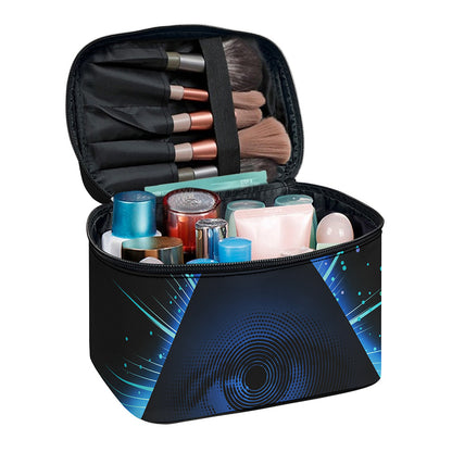 Masonic Eye All Seeing Print Travel Makeup Bag