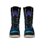 Masonic Eye All Seeing Print Winter Boots