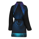 Masonic Eye All Seeing Print Women's Bathrobe