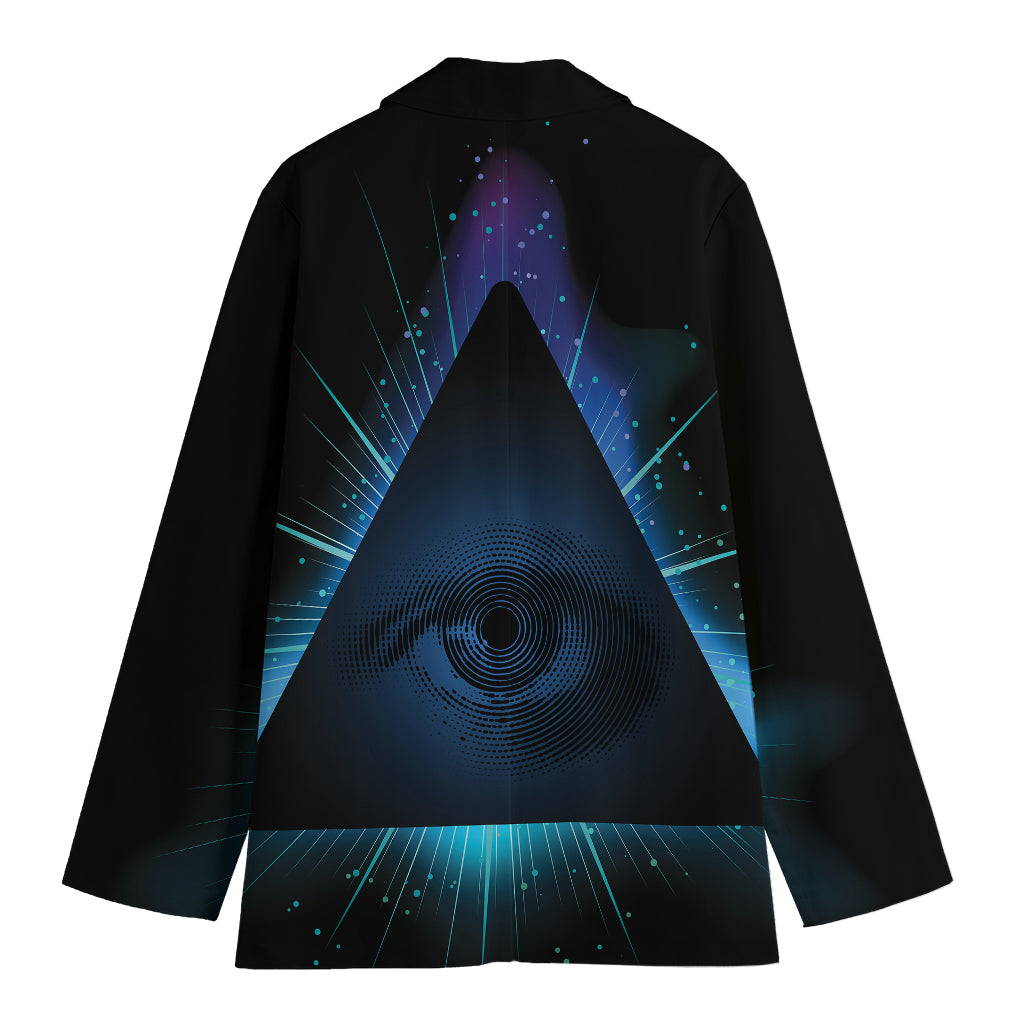 Masonic Eye All Seeing Print Women's Blazer