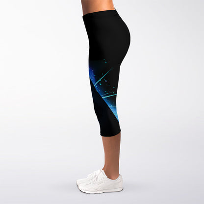 Masonic Eye All Seeing Print Women's Capri Leggings