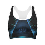 Masonic Eye All Seeing Print Women's Sports Bra
