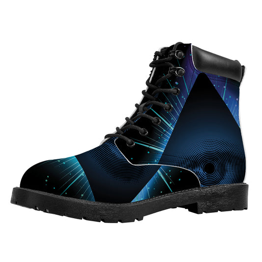 Masonic Eye All Seeing Print Work Boots