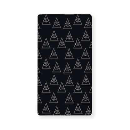 Masonic Eye Pattern Print Baby Crib Sheet