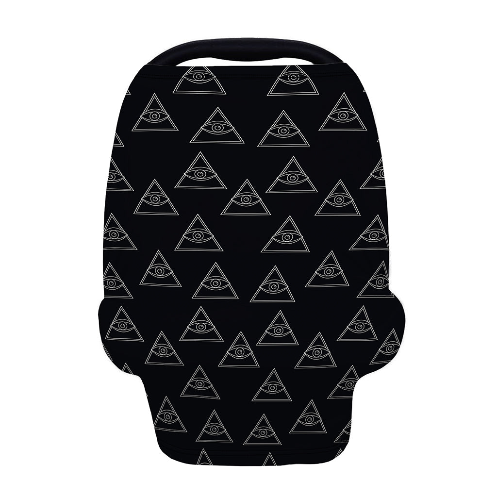 Masonic Eye Pattern Print Baby Seat Cover