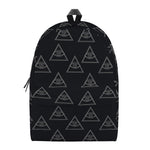 Masonic Eye Pattern Print Backpack