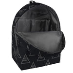 Masonic Eye Pattern Print Backpack