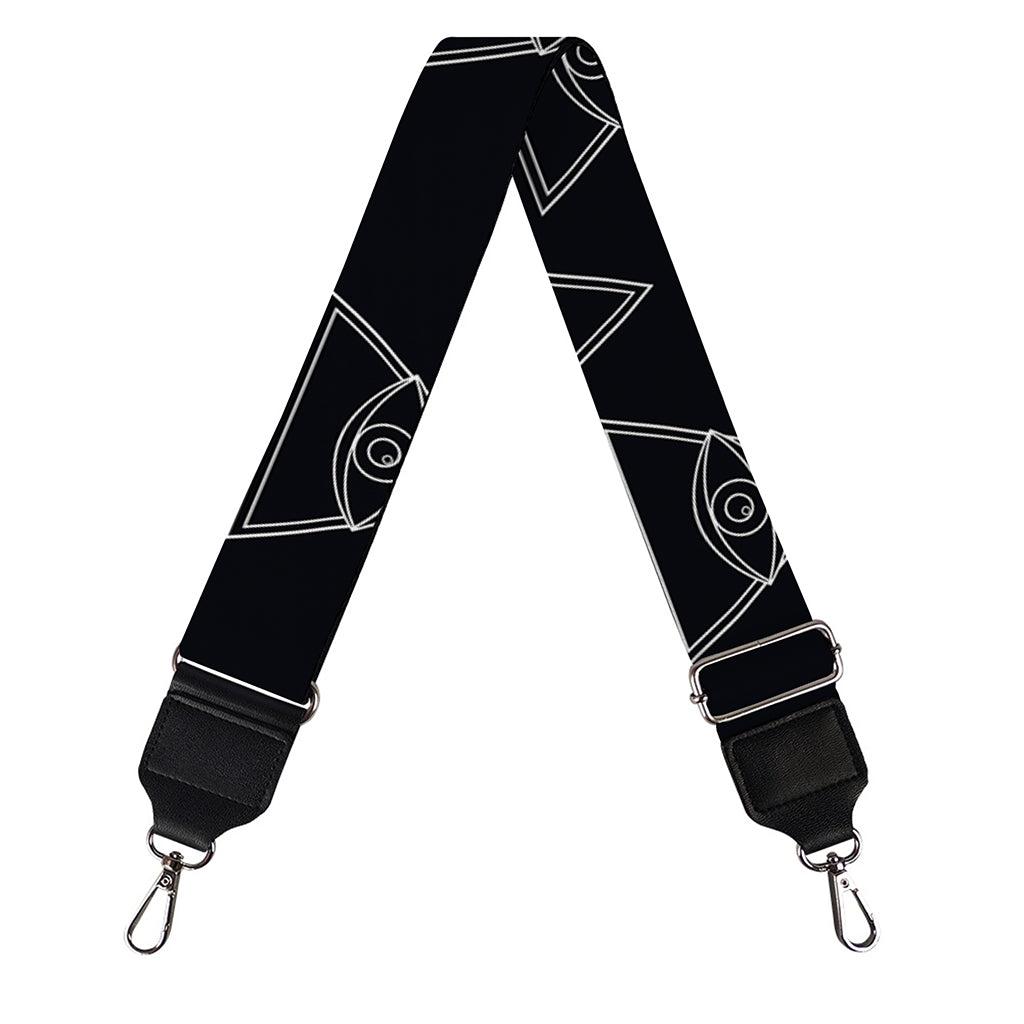 Masonic Eye Pattern Print Bag Strap