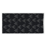 Masonic Eye Pattern Print Beach Towel