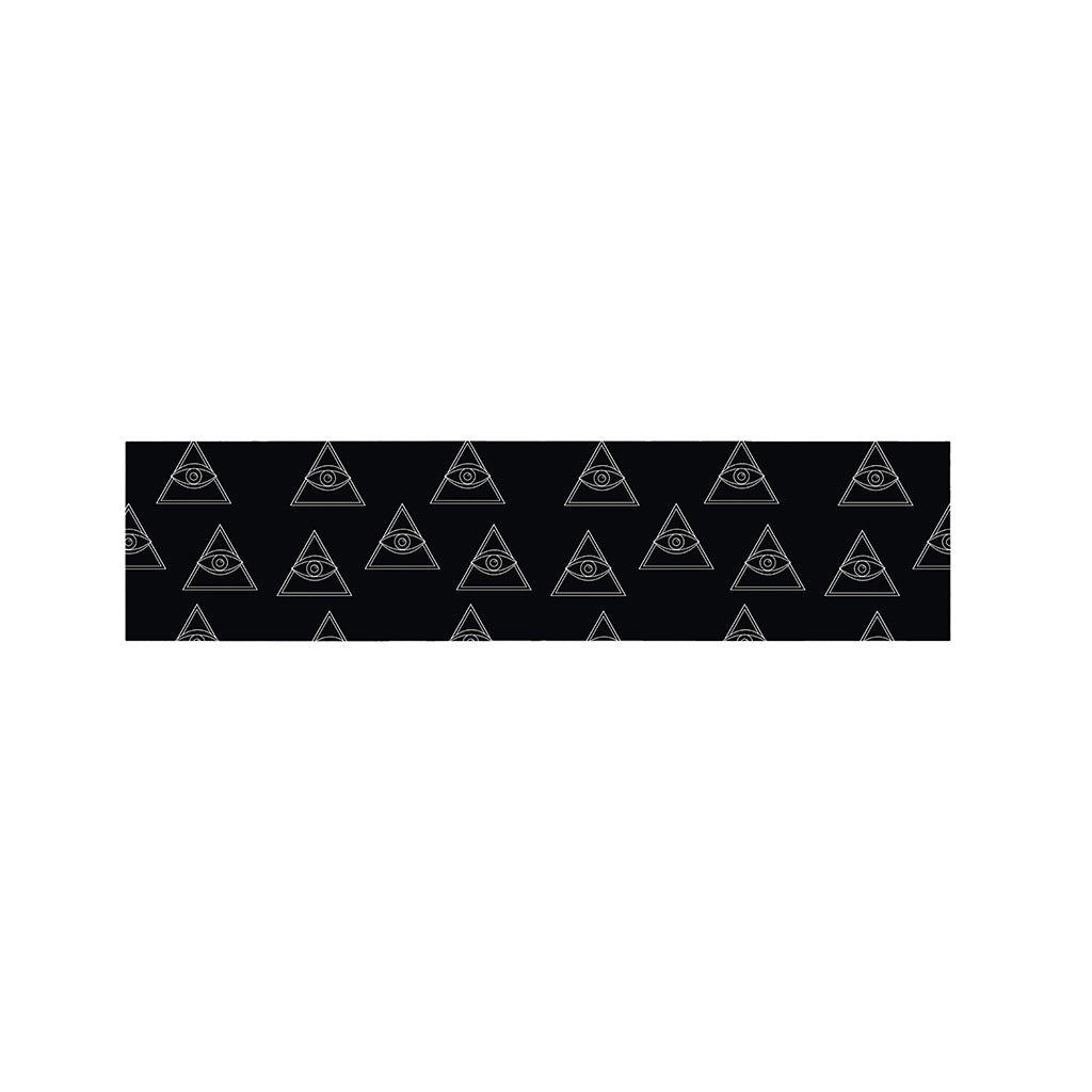 Masonic Eye Pattern Print Bed Runner