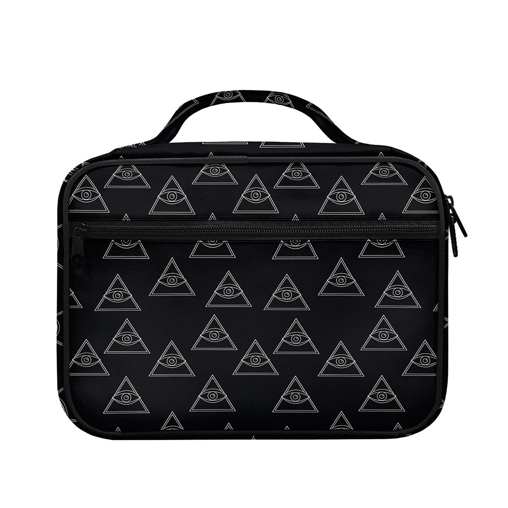 Masonic Eye Pattern Print Briefcase Bible Bag