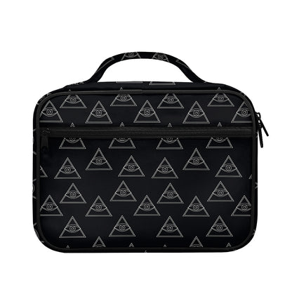 Masonic Eye Pattern Print Briefcase Bible Bag