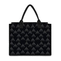 Masonic Eye Pattern Print Canvas Tote Bag