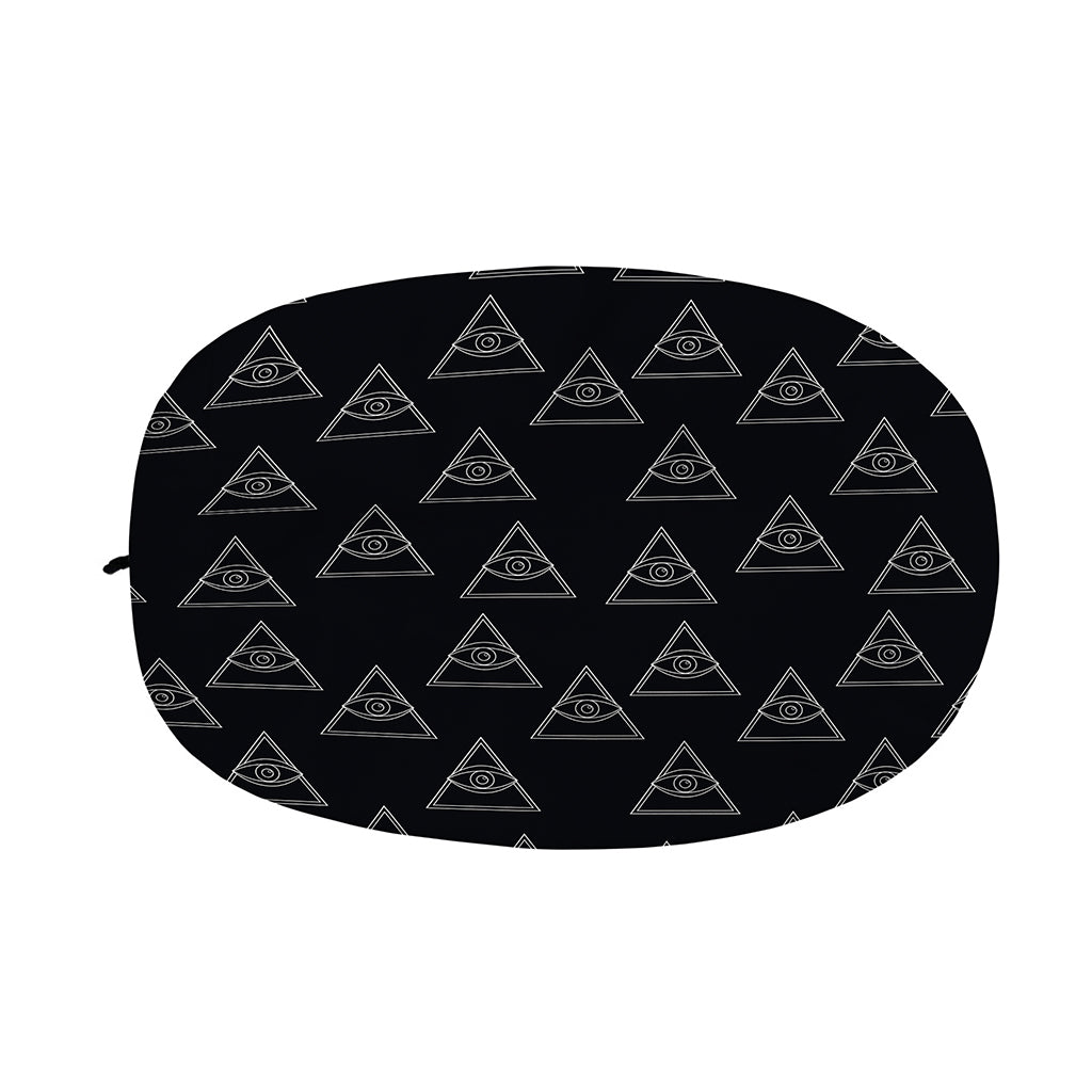 Masonic Eye Pattern Print Car Side Mirror Covers