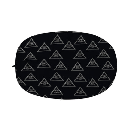 Masonic Eye Pattern Print Car Side Mirror Covers