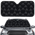 Masonic Eye Pattern Print Car Windshield Sun Shade