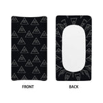 Masonic Eye Pattern Print Changing Pad Cover